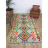 Tapis Azilal motifs fluo