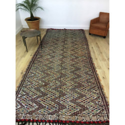 Grand tapis d'exception berbère ancien