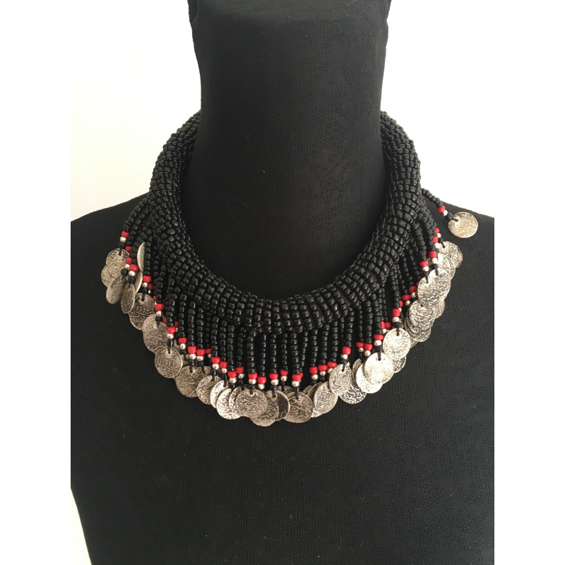 Collier berbère refait avec des pièces anciennes