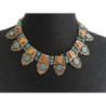 Collier berbère ras-du-cou pierres apparentes