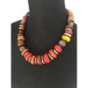 Collier avec anciennes perles réemployées