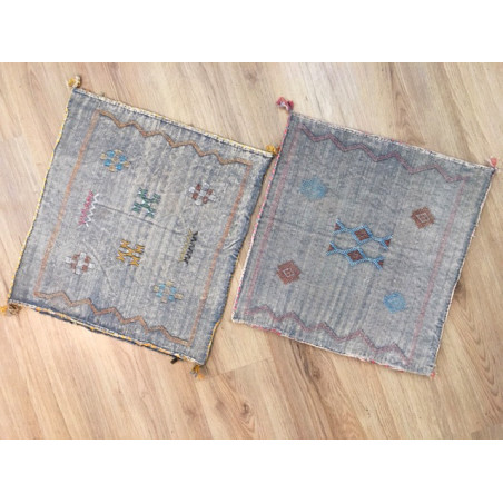 Housses de coussins Sabra aux jolis petits motifs berbères