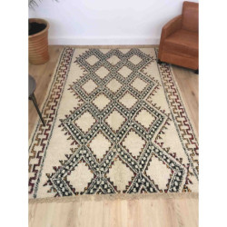 Tapis Beni Ouarain motifs losanges