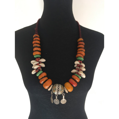 Collier berbère coloré