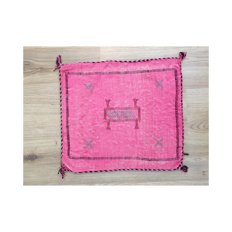 Housse de coussin berbère Sabra rose