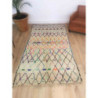 Tapis Azilal berbère motifs géométriques couleurs douces
